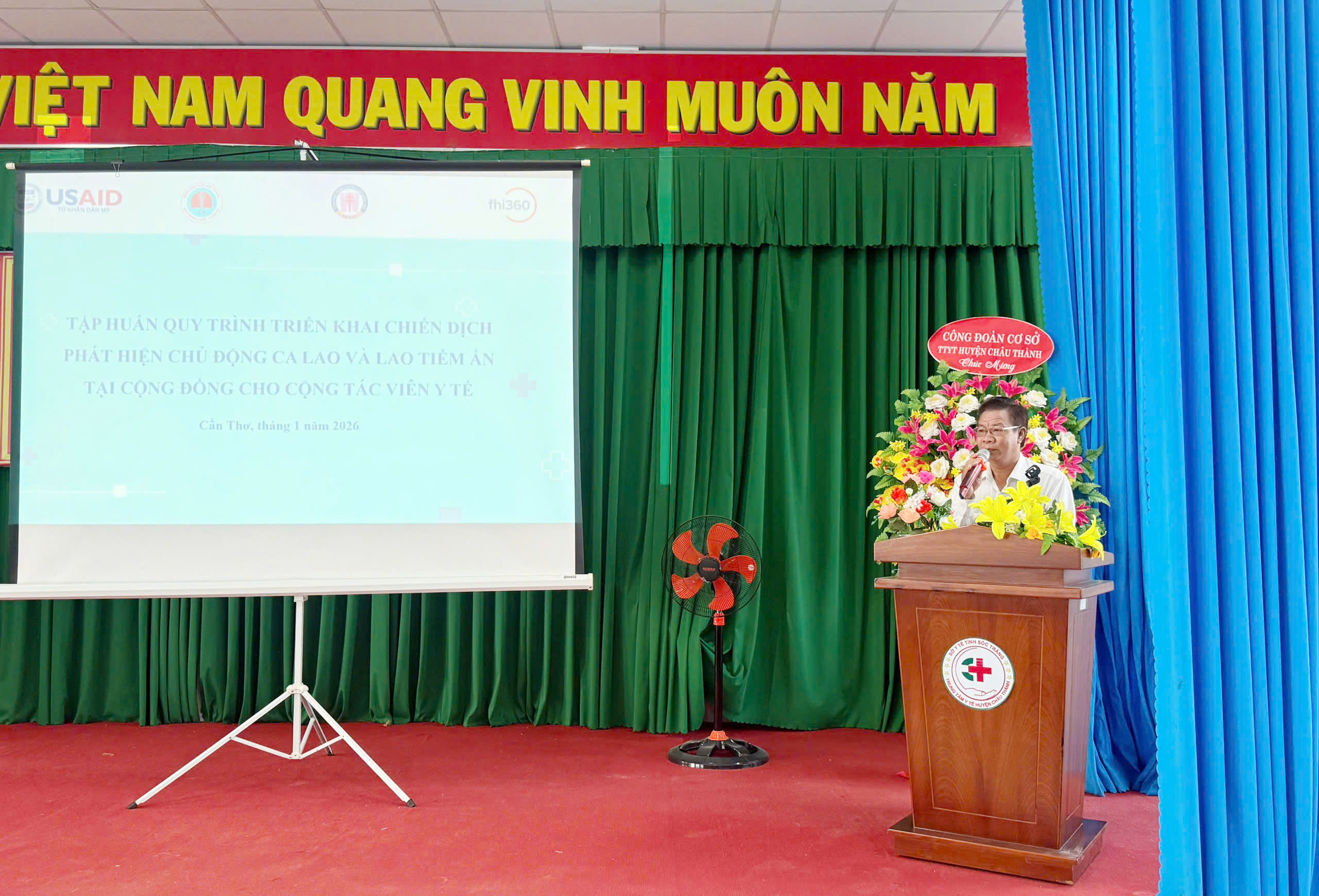 Tập huấn quy trình triển khai chiến dịch phát hiện chủ động ca lao và lao tiềm ẩn tại cộng đồng