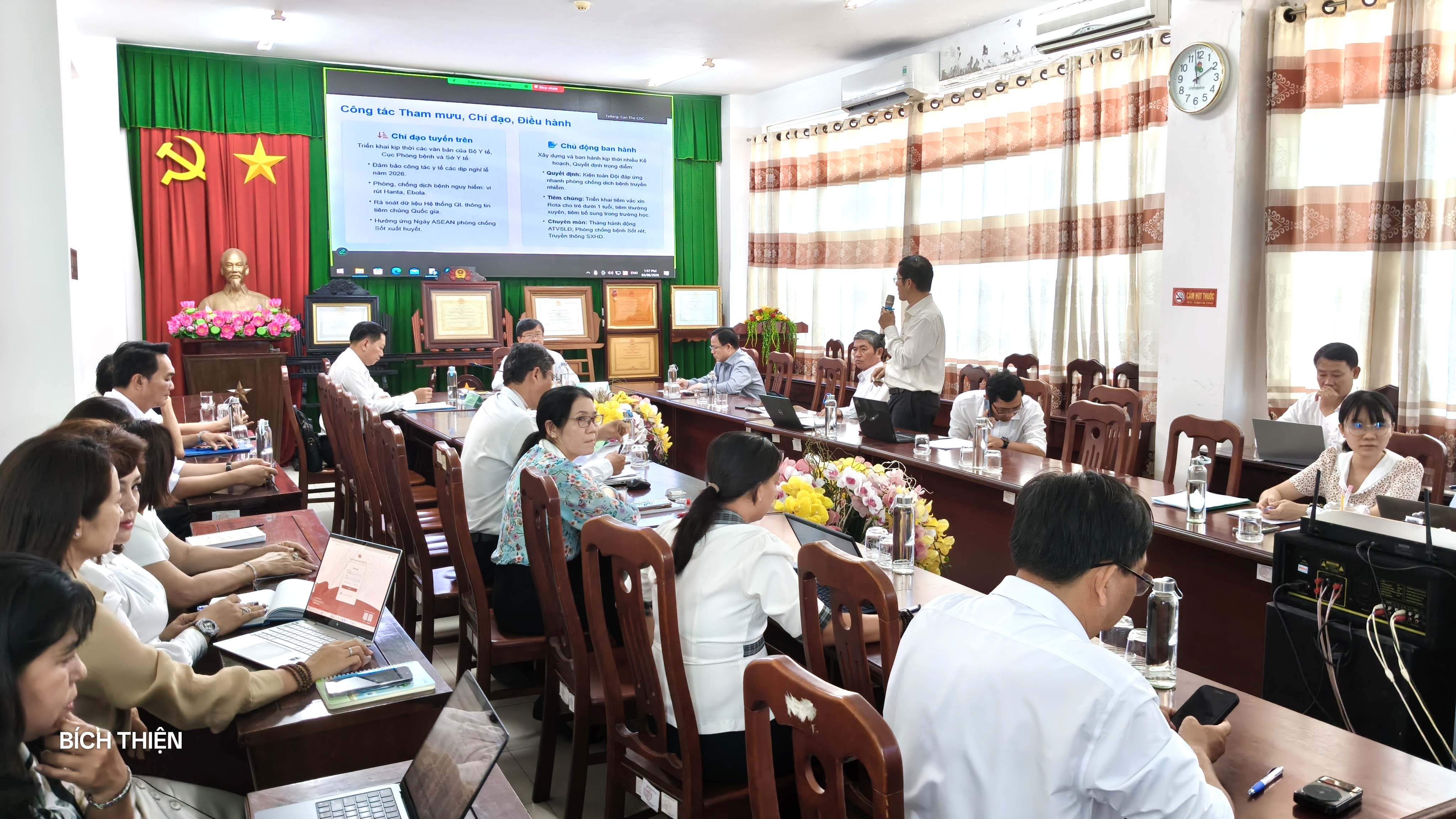 Trung tâm Kiểm soát bệnh tật TP Cần Thơ: Chủ động kiểm soát dịch bệnh, triển khai nhiệm vụ trọng tâm những tháng cuối năm 2026