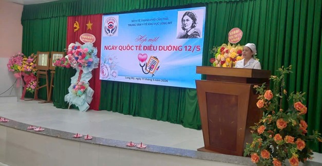 TTYT khu vực Long Mỹ: Họp mặt Kỷ niệm Ngày Quốc tế Điều dưỡng (12/5)