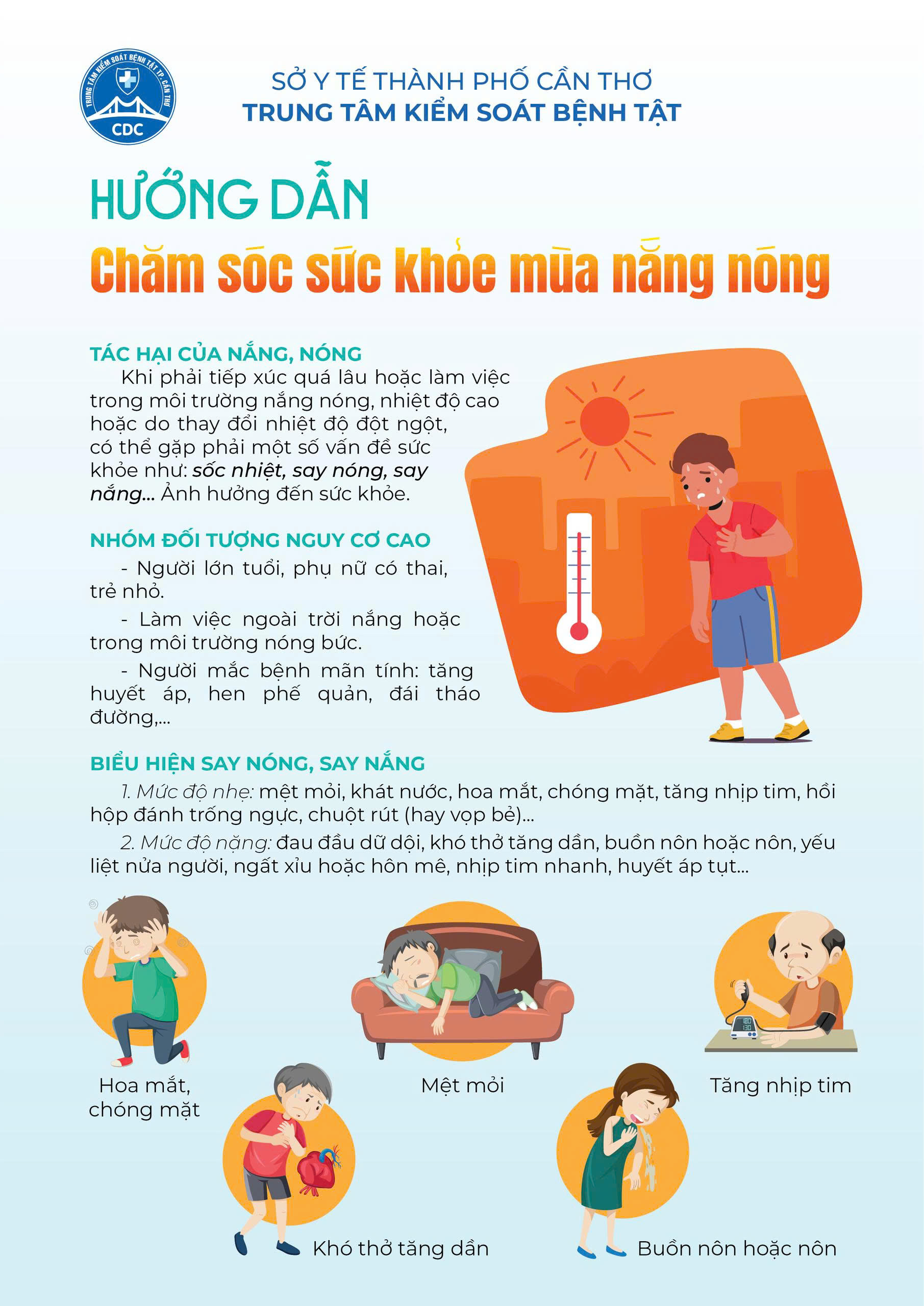 Hướng dẫn chăm sóc sức khỏe mùa nắng nóng