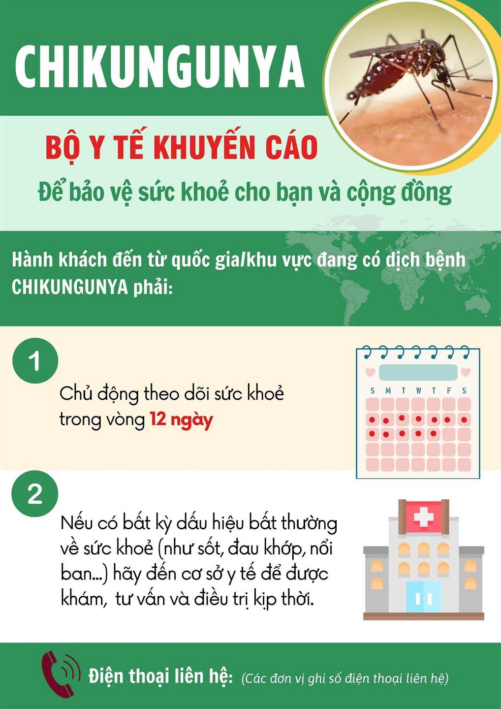 Bộ Y tế khuyến cáo để bảo vệ sức khỏe cho bạn và cộng đồng