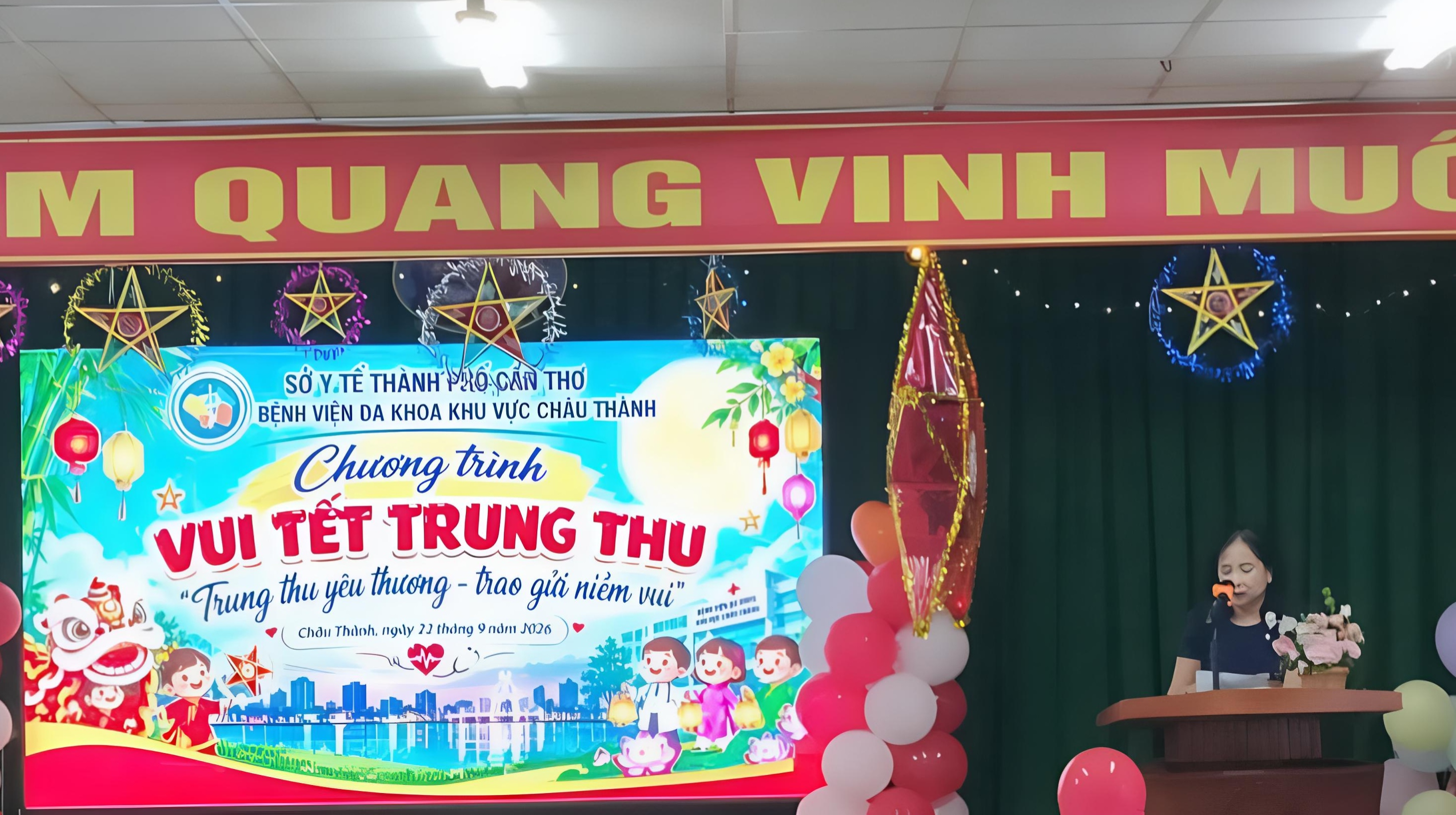 Bệnh viện Đa khoa khu vực Châu Thành tổ chức chương trình Vui Tết Trung thu năm 2026