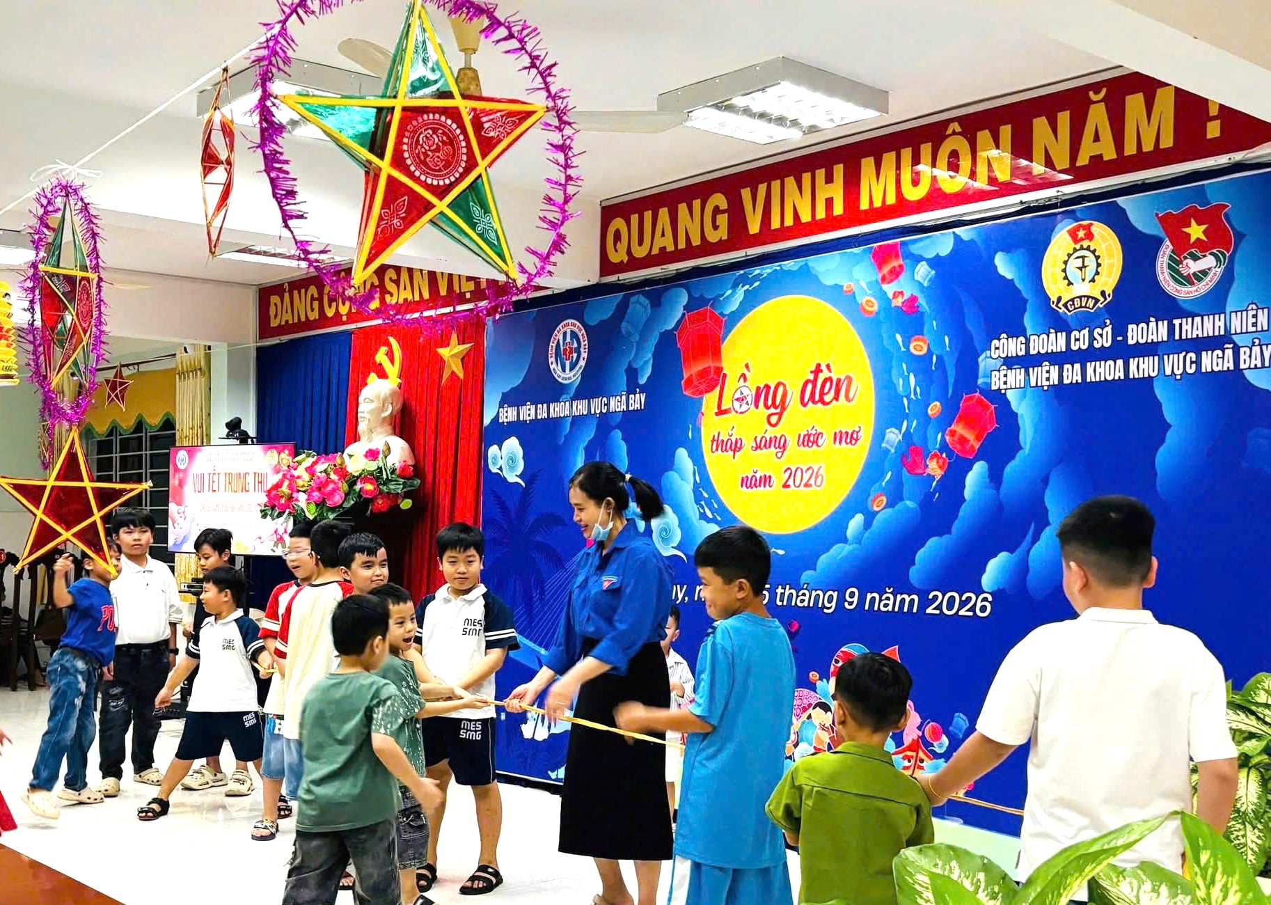 Trung thu yêu thương tại Bệnh viện Đa khoa khu vực Ngã Bảy
