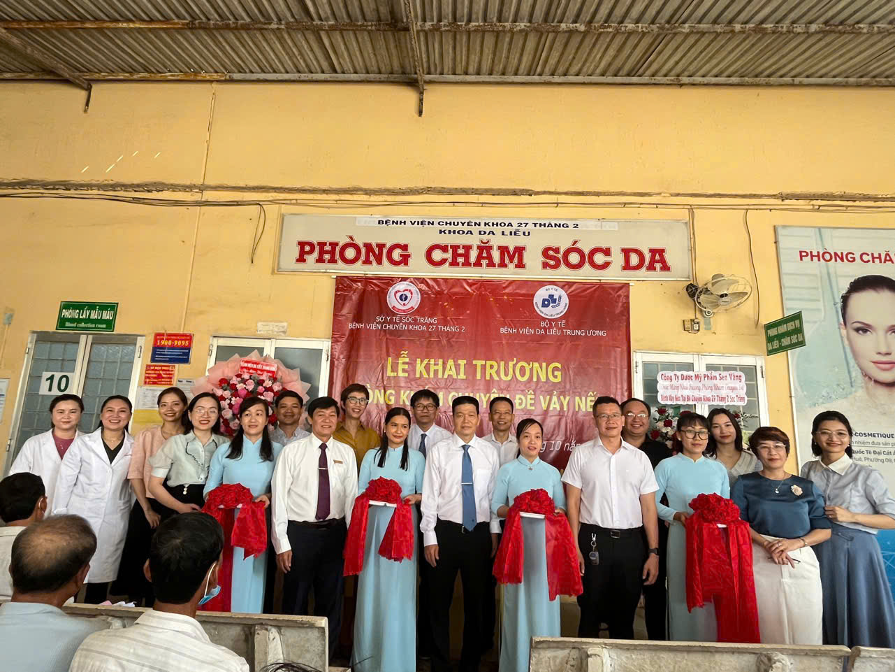 Lễ Khai Trương Phòng Khám Chuyên Đề Vảy Nến - Bệnh Viện Chuyên Khoa 27 Tháng 2 Tỉnh Sóc Trăng