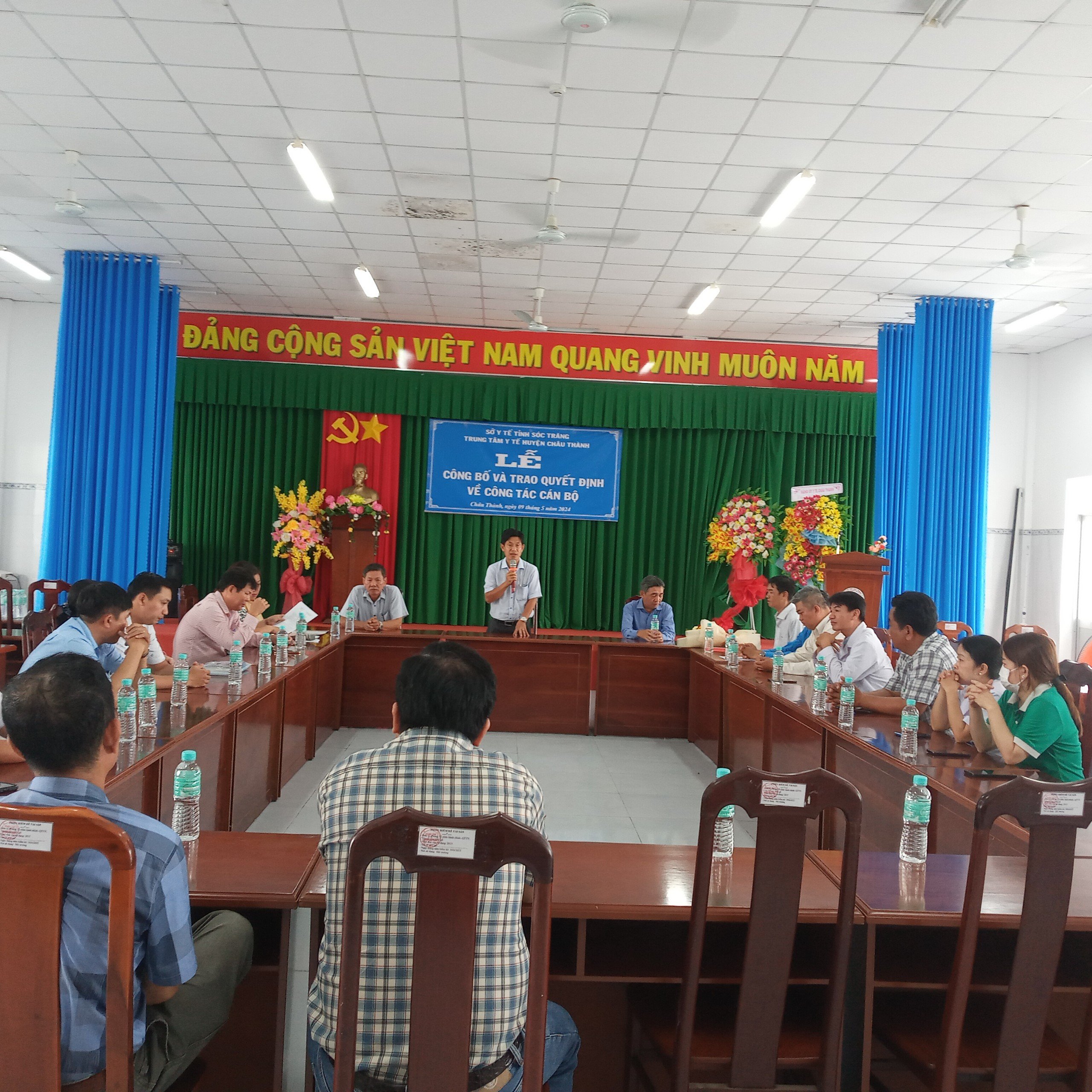 Lễ công bố và trao quyết định bổ nhiệm  Giám đốc Trung tâm Y tế huyện Châu Thành