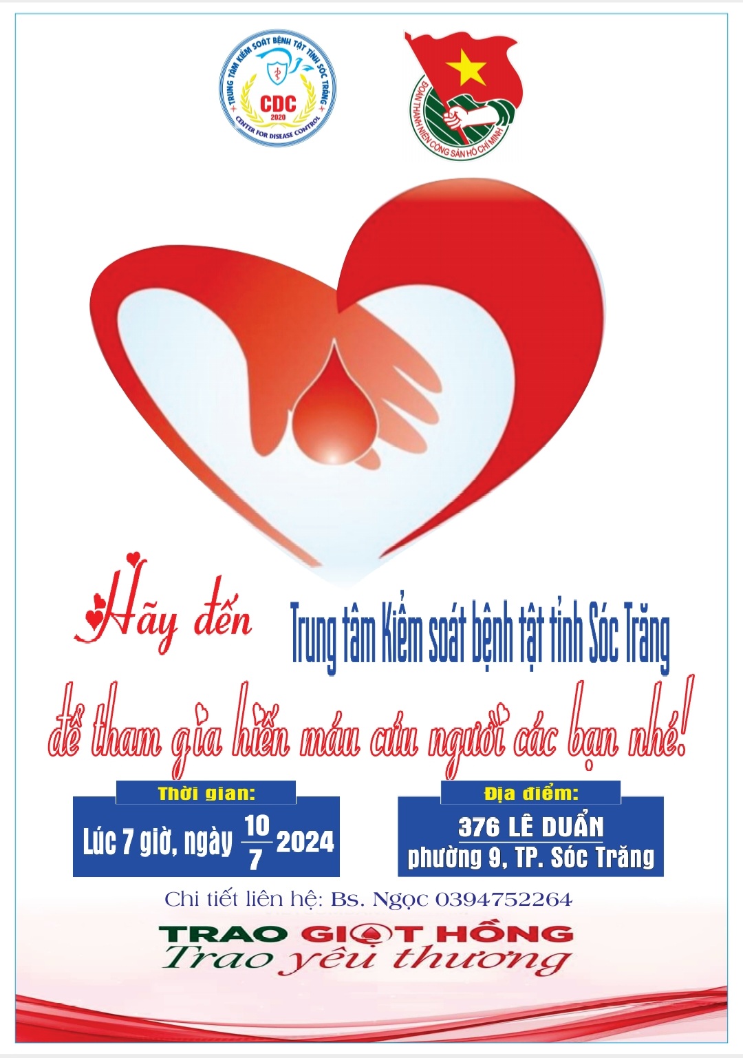Trao giọt hồng - Trao yêu thương
